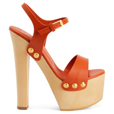 Giuseppe Zanotti Fanny Plateau-sandalen 170mm In Orange