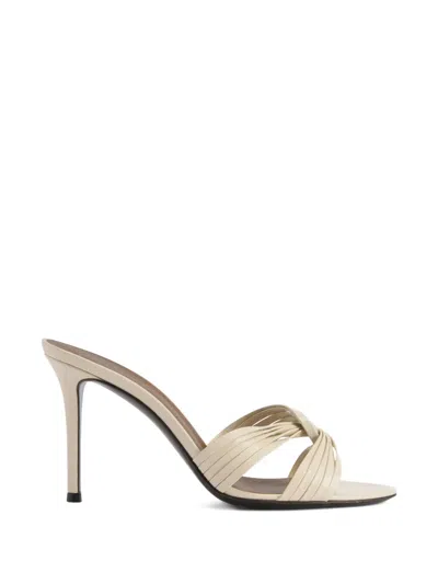 Giuseppe Zanotti Clandestino Sandals Knotted Strap Open Toe In Multi