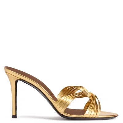 Giuseppe Zanotti Fara Mule 90 In Gold