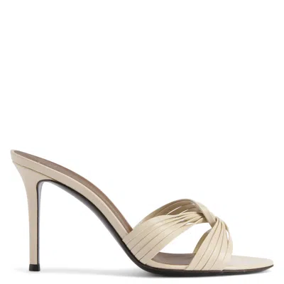 Giuseppe Zanotti Clandestino Sandals Knotted Strap Open Toe In Multi