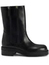 Giuseppe Zanotti Faustus Leather Mid-calf Boots In Black