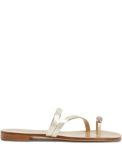 GIUSEPPE ZANOTTI FEBE CRYSTAL EMBELLISHED-TOE SANDALS