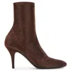 Giuseppe Zanotti Felicienne Metallic Ankle Boots In Brown