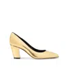 Giuseppe Zanotti Femiy 70mm Metallic-effect Pumps In Gold