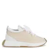 Giuseppe Zanotti Ferox Lace-up Sneakers In Beige