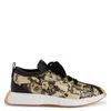 Giuseppe Zanotti Ferox Illustration-print Sneakers In Brown