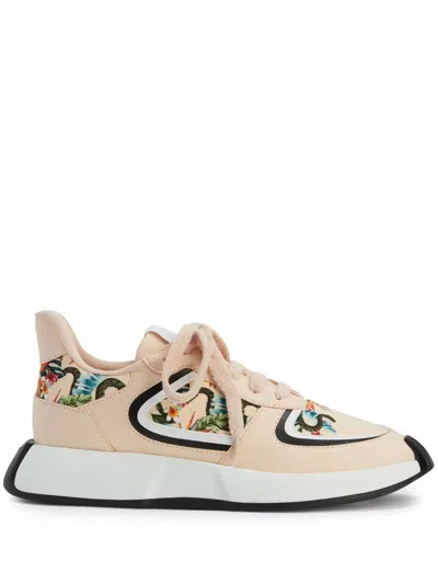 Giuseppe Zanotti Ferox Low-top Sneakers In Pink