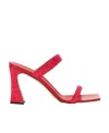 Giuseppe Zanotti Glitter Flat Pump With 9 Cm Heel In Red