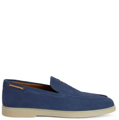 Giuseppe Zanotti Flat Shoes In Blue