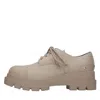 Giuseppe Zanotti Flat Shoes In Fango Metallici E Grigi