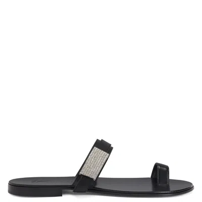 Giuseppe Zanotti Flavien Crystal In Black