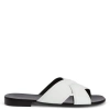 Giuseppe Zanotti Flavio Crossover-strap Slides In White