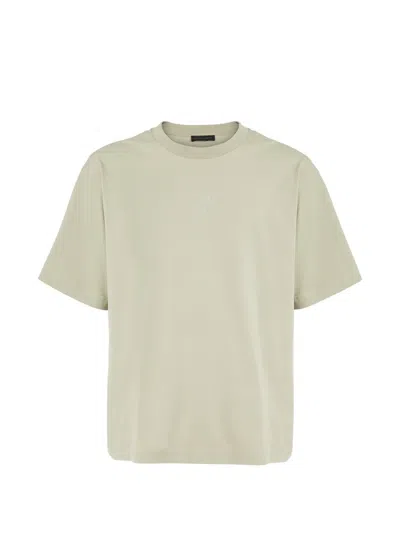 Giuseppe Zanotti T-shirt Mit Geflocktem Logo In Neutral