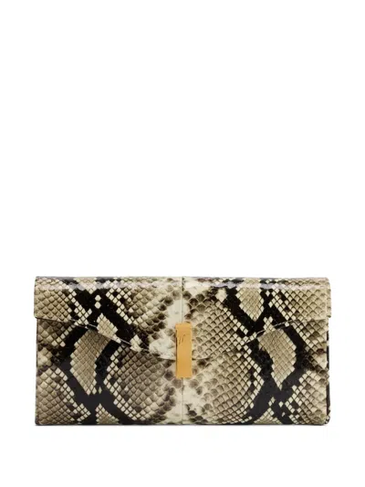 Giuseppe Zanotti Flutie Clutch Bag In Multi