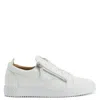 Giuseppe Zanotti Frankie Zip-detail Lace-up Trainers In White