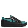 Giuseppe Zanotti Frankie Two-tone Design Sneakers In Black