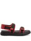 Giuseppe Zanotti Frankie Double-strap Sandals In Red