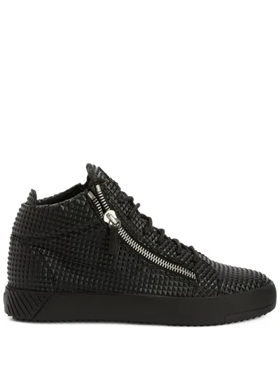Giuseppe Zanotti Frankie Hi-top Sneakers In Black