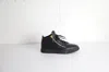 Giuseppe Zanotti Frankie High-top Sneakers In Black Leather In Black
