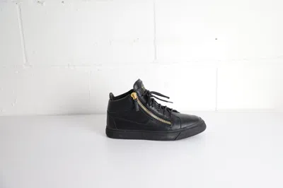 Giuseppe Zanotti Frankie High-top Sneakers In Black Leather