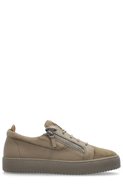 Giuseppe Zanotti Frankie Sneakers In Beige