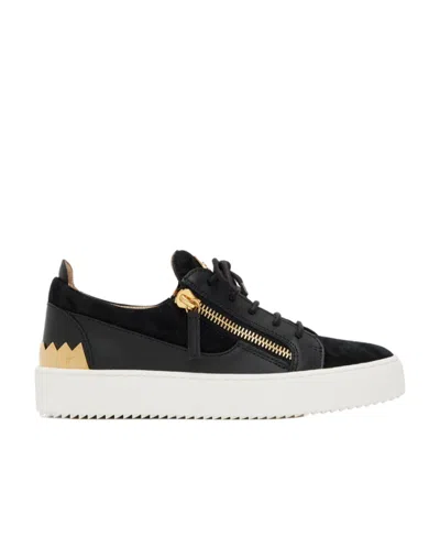 Giuseppe Zanotti Frankie Low-cut Sneakers In Black