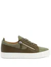 Giuseppe Zanotti Frankie Low-top Sneakers In Green