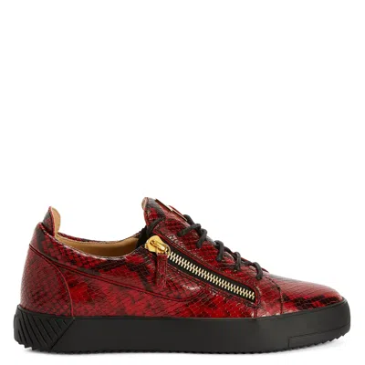 Giuseppe Zanotti Frankie Low Top-sneakers In Red