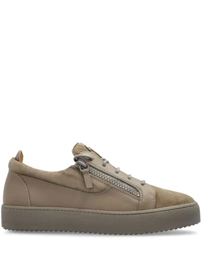 Giuseppe Zanotti Frankie Sneakers In Brown