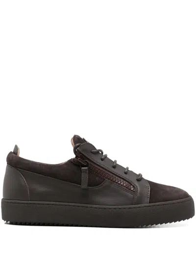 Giuseppe Zanotti Frankie Sneakers In Brown
