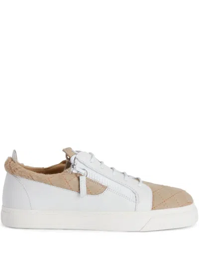 Giuseppe Zanotti Frankie Sneakers In Beige