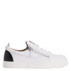 Giuseppe Zanotti Frankie Low-top Leather Sneakers In White