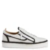 Giuseppe Zanotti May London Leather Sneaker In White