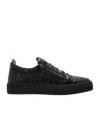 Giuseppe Zanotti Frankie Zip Detailed Lace-up Sneakers