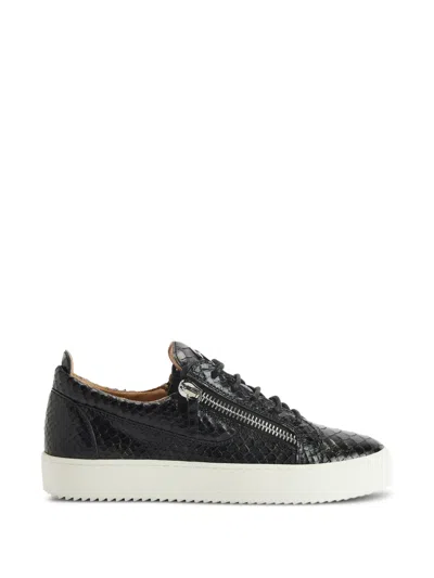 Giuseppe Zanotti Frankie Zip-fastening Sneakers In Multi