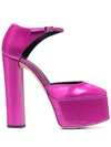 Giuseppe Zanotti Fuchsia Fuchsia Bebe Leather Pumps In Fuchsia