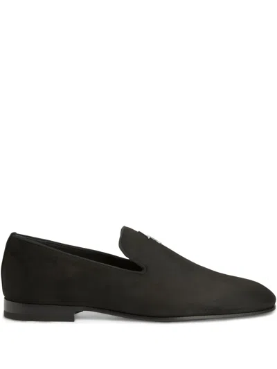 Giuseppe Zanotti G-flash Loafers In Black