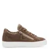 Giuseppe Zanotti Gail Sheepskin Trim Sneakers