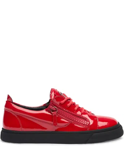 Giuseppe Zanotti Gail Low-top Sneakers In Red