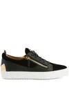 Giuseppe Zanotti Gail Panelled Sneakers In Black