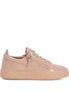 Giuseppe Zanotti Gail Patent-leather Zip-detail Sneakers