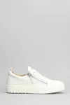 Giuseppe Zanotti Woman Sneakers White Size 10 Soft Leather In White