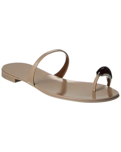 Giuseppe Zanotti Ganass Leather Sandal In Multi