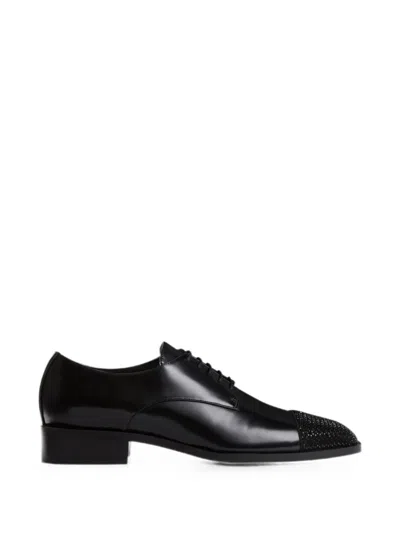 Giuseppe Zanotti Gatsbi Monk Shoes In Black