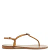 Giuseppe Zanotti Geltrude Crystal-flower Sandals In Gold