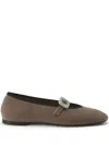 Giuseppe Zanotti Georgia Ballet Flats In Neutrals