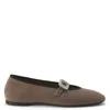 Giuseppe Zanotti Georgia Ballet Flats In Beige