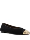 Giuseppe Zanotti Georgia Suede Ballet Flats