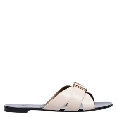 Giuseppe Zanotti Geraldhine Leather Slides In Pink
