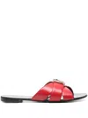 Giuseppe Zanotti Geraldhine Slides In Red